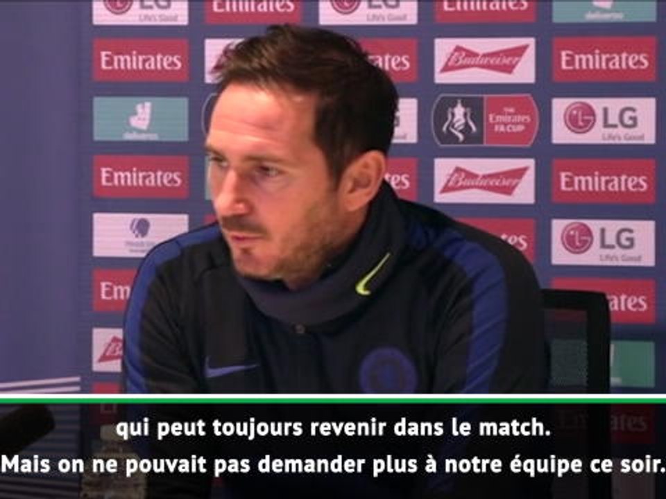 FA Cup - Lampard: "Une performance impressionnante"