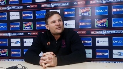 Huddersfield Giants boss Simon Woolford on "disappointing" reaction in 42-10 defeat to Wigan