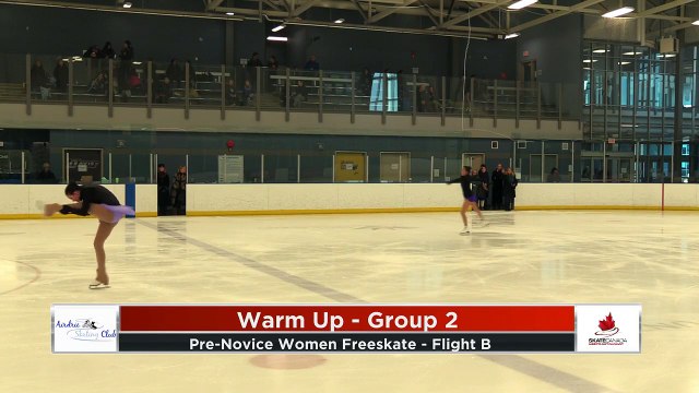 Pre Novice Women FP Flight B 2020 Calgary Winter Combined Invitational - Rockyview County Arena