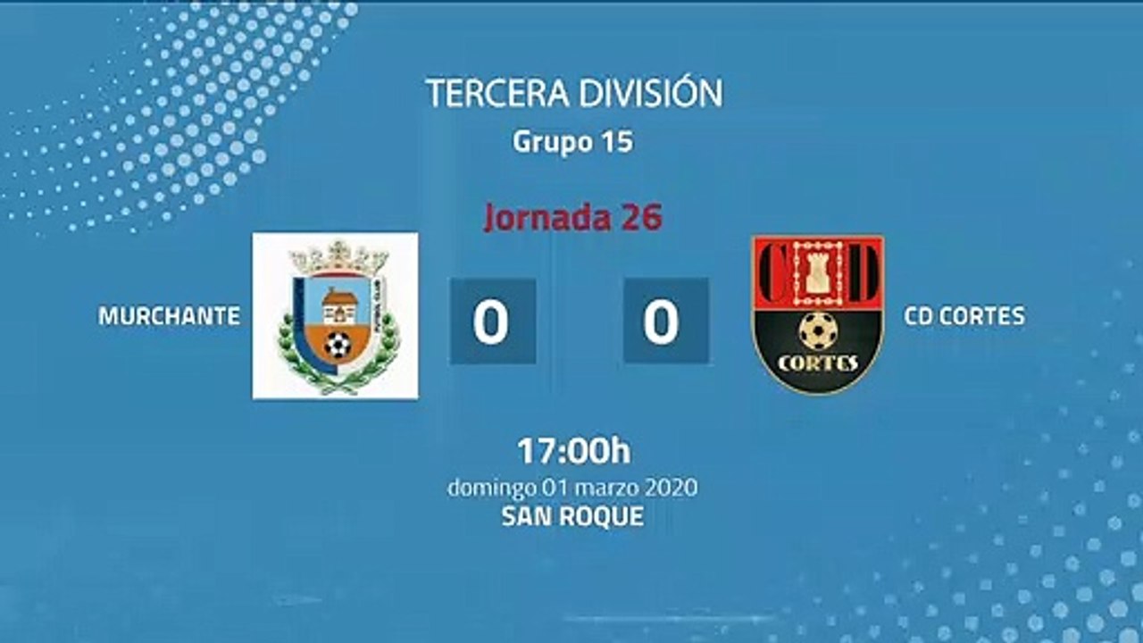 Resumen partido entre Murchante y CD Cortes Jornada 26 Tercera División