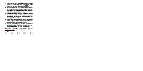 Sıradışı Analiz Yayınları TYT 8. Deneme Sınavı - Türkçe 9.  Soru
