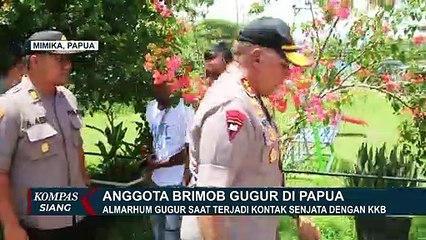Baku Tembak dengan KKB, Anggota Brimob Gugur di Papua