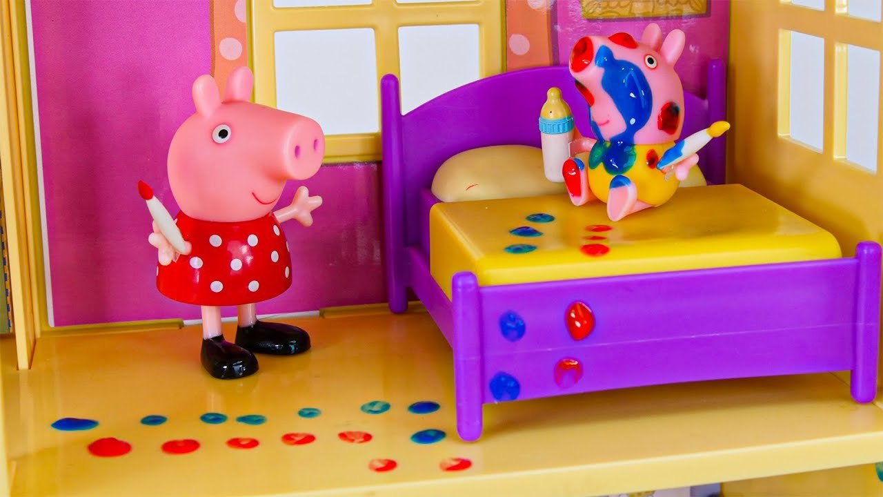 Toy Learning Video for Kids Peppa Pig Babysitting Baby Alexander! video Dailymotion