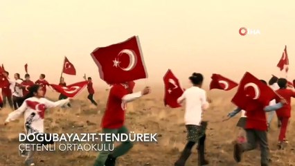 Çetenli Ortaokulu öğrencilerinden Bahar Kalkanı Harekatı’na destek