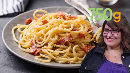 Clichés sur l'Italie : les pâtes carbonara sans crème fraîche  - 750g