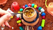 Cooking Miniature Aalu Ki Sabji & Poori । Mini Aloo ki Sabji | Tiny Aalu Ki Sabji & Poori Recipe