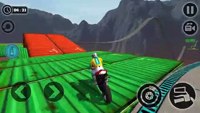 Impossible Motor Bike Tracks 3D New Bike Unlocked Android GamePlay