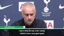 Tottenham defeat was totally unfair - Mourinho