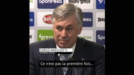 Ancelotti : "Pas ma première, et pas ma dernière exclusion"