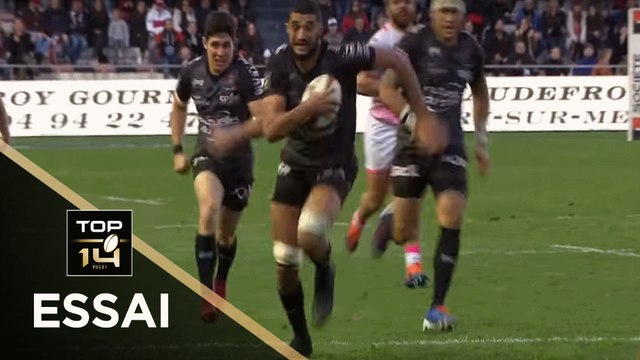 TOP 14 - Essai Swan REBBADJ (RCT) - Toulon - Paris - J17 - Saison 2019/2020