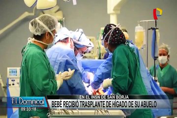 INSN: bebé recibió trasplante de hígado de su abuelo
