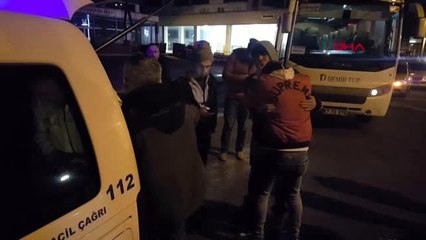 Alkollü sürücü kaza yaptı, gözyaşlarını tutamadı