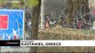 درگیری مهاجران با پلیس یونان در مرز کاستانیس