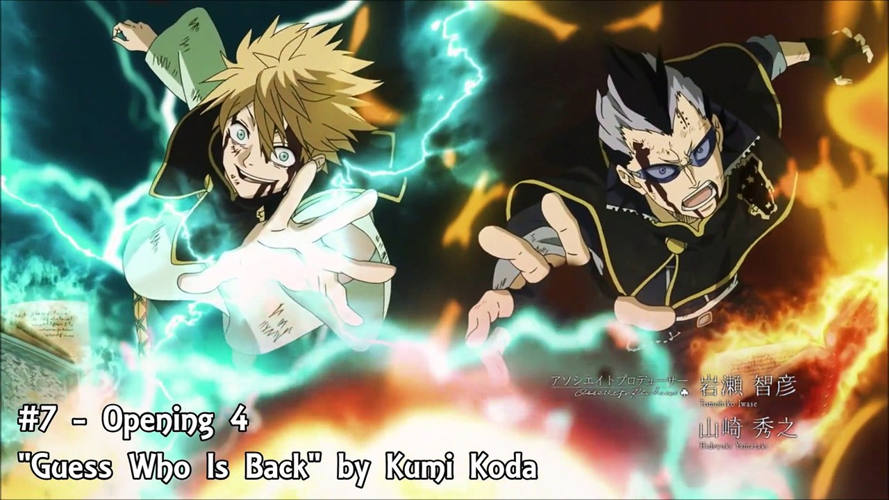 My Top 10 Black Clover Openings