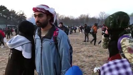 Εικόνες από drone στις Καστανιές και διάσχιση του ποταμού Έβρου