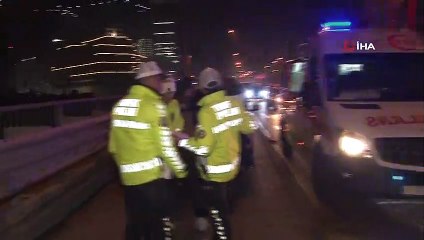 Ümraniye TEM Otoyolu’nda feci kaza: 1 ağır 4 yaralı