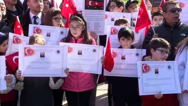 Beyaz Saray önünde Türkiye'ye destek gösterisi