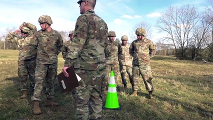 U.S. Army Europe - Best Warrior Competition, Obstacle Course - Mar. 1, 2020