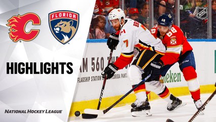 NHL Highlights | Flames @ Panthers 3/1/20