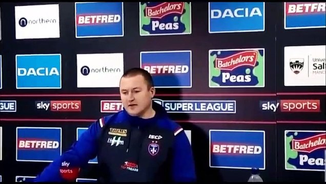 Wakefield Trinity boss Chris Chester after 22-12 win at Salford Red Devils