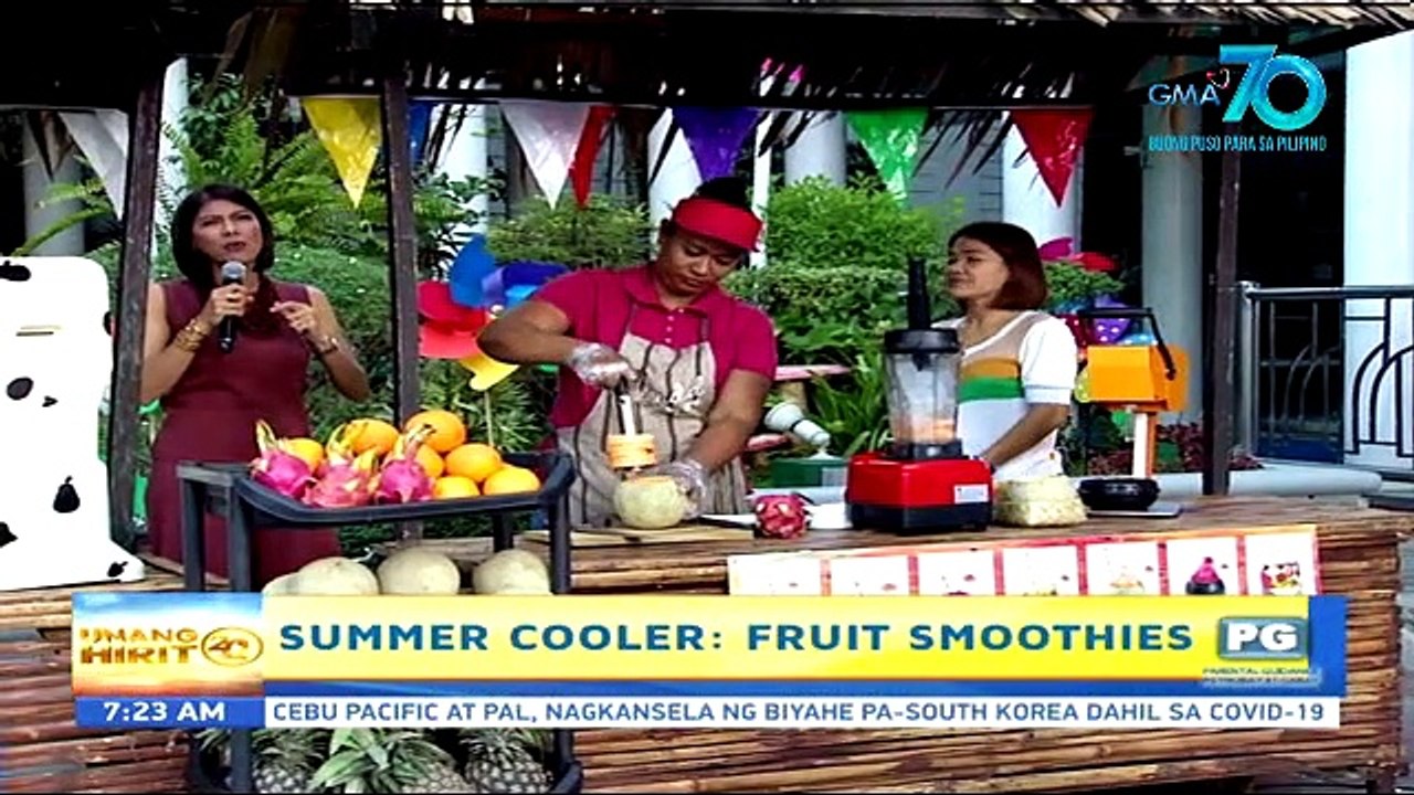 Unang Hirit: Summer Refresher: Fruit Smoothies and Shaved Ice Milk Tea!