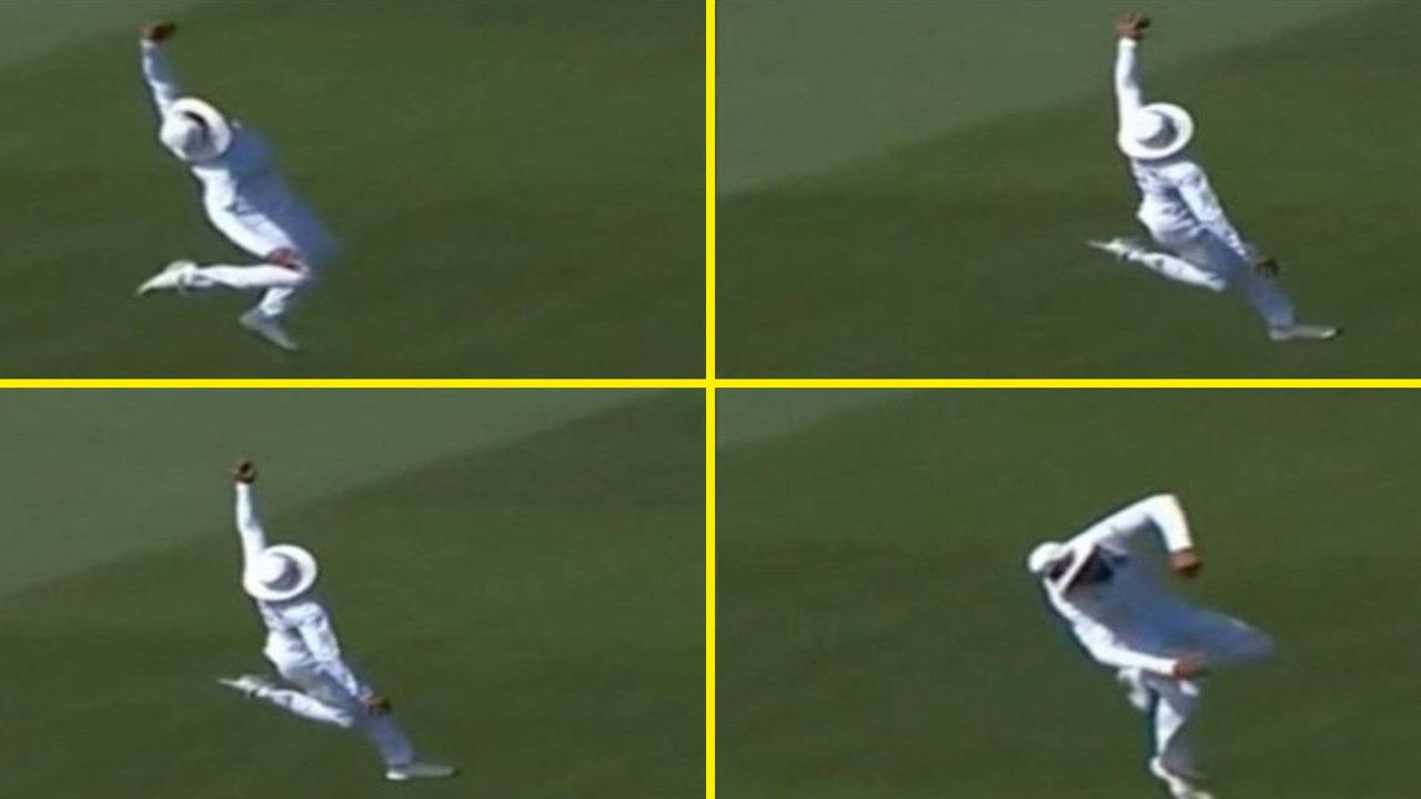 IND VS NZ 2ND TEST | Ravindra Jadeja takes a catch of Neil Wagner