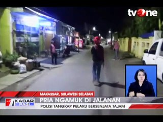 Ancam di Jalanan, Polisi Tangkap Pria Bersajam di Makassar
