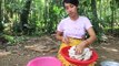 Cambodian food - Deep fried Mushrooms - ផ្សិតបំពង - ម្ហូបខ្មែរ
