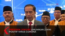 [TERBARU] Presiden Jokowi Umumkan 2 WNI Terinfeksi Virus Corona