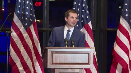 Descargar video: Primaires démocrates: Pete Buttigieg annonce qu'il abandonne