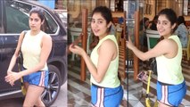 Jhanvi Kapoor Spotted Farmers Cafe At Bandra