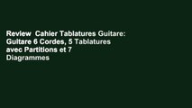 Review  Cahier Tablatures Guitare: Guitare 6 Cordes, 5 Tablatures avec Partitions et 7 Diagrammes