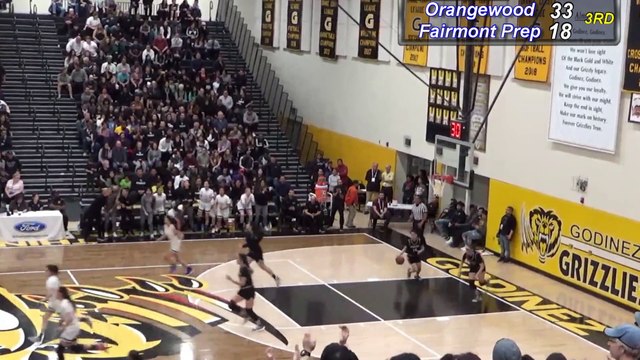 Orangewood Academy Spartans vs. Fairmont Prep Huskies CIF Div 2AA Final 2-29-20