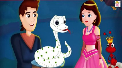 White Snake Kids Story -Malayalam Fairy Tales - Moral Story For Kids -