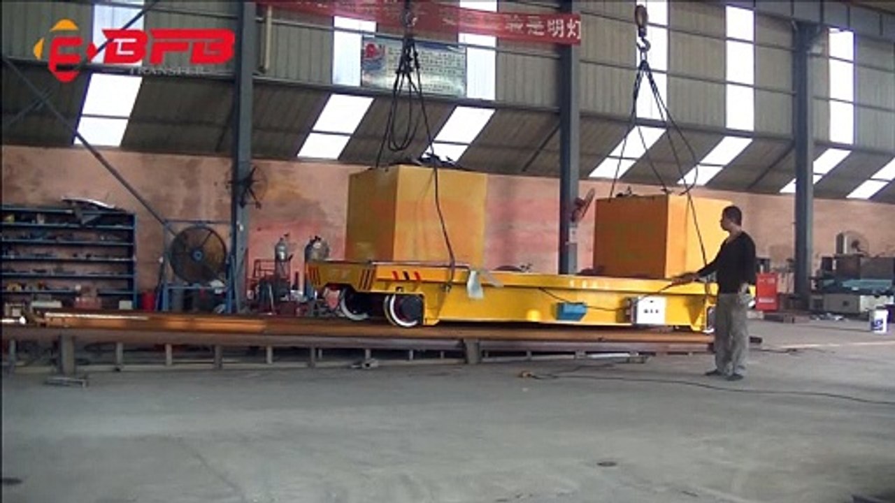 Climbing Rail Transfer Cart/Shipyard Usage Motorized Trolley
