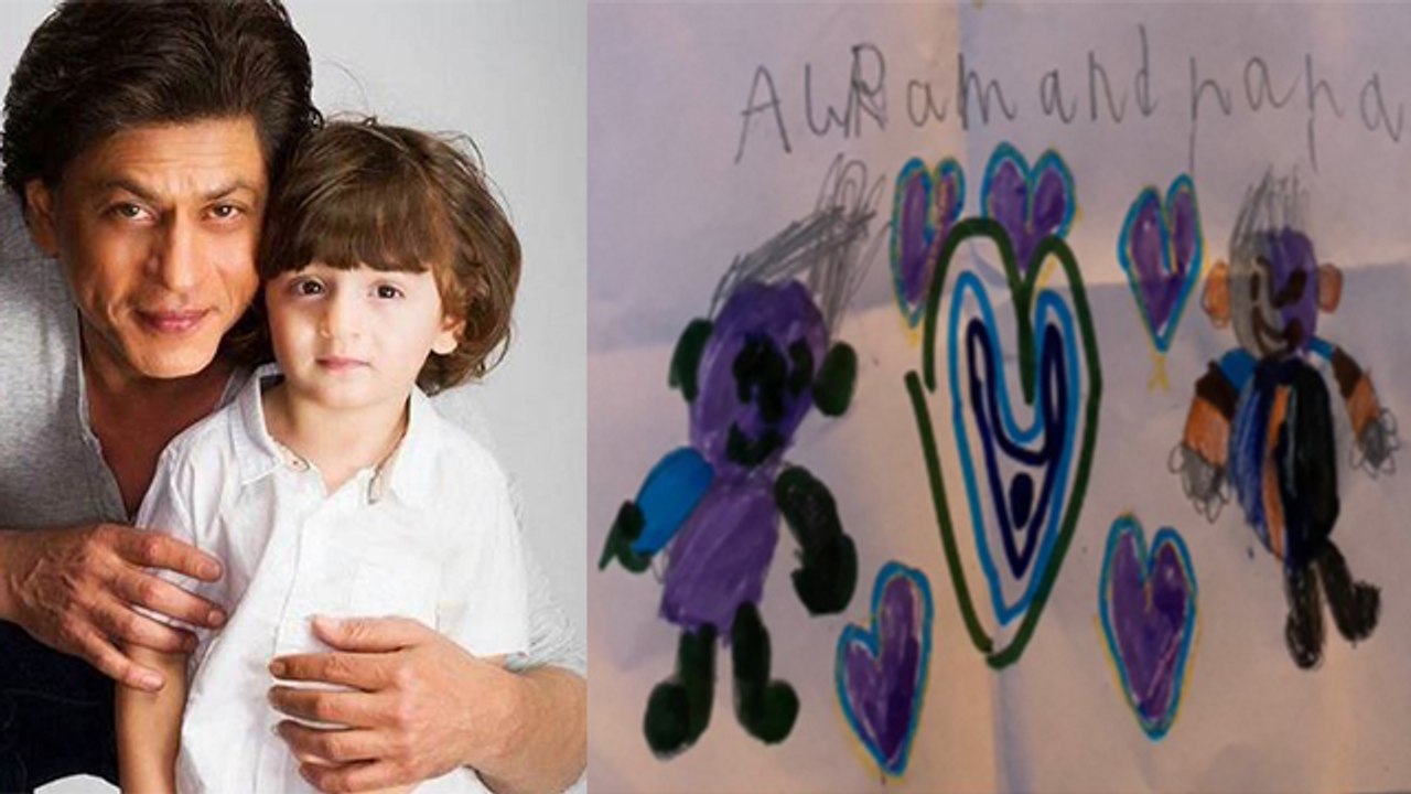 Shahrukh Khan को Son AbRam ने दिया Special Gift | Shahrukh Khan Son AbRam Sketch Viral | Boldsky