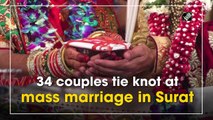 34 couples tie knot at mass marriage in Surat