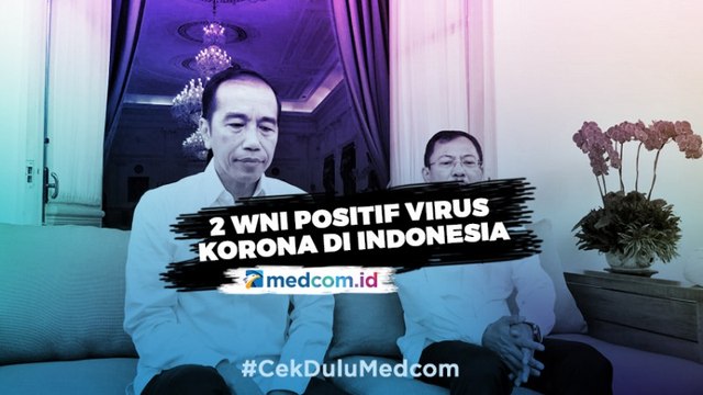 2 WNI Positif Virus Korona di Indonesia