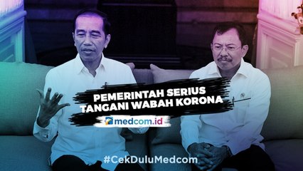 Presiden Tegaskan Keseriusan Pemerintah Tangani Wabah Korona