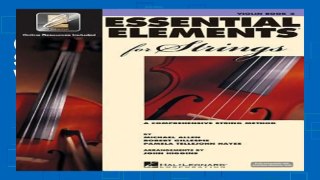 Get Now Essential Elements for Strings - Book 2 with Eei: Violin
