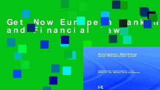 Get Now European Banking and Financial Law