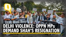 Delhi Violence: Opposition MPs Hold Separate Protests Against the Central Govt