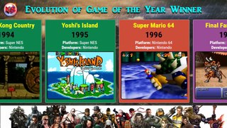 Evolution of Game of the Year Winner 1972-2020
