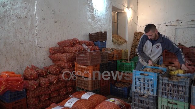Patatet, mollët e qepët mbeten stok, fermerët e Korçës ankohen për mungesën e tregut