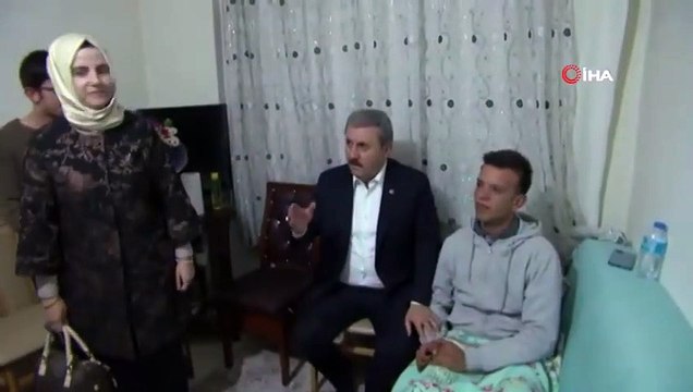 BBP Genel Başkanı Mustafa Destici, İdlib Gazisini Ziyaret Etti