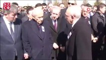 Bahçeli şehit cenazesinde Kılıçdaroğlu ile tokalaşmadı