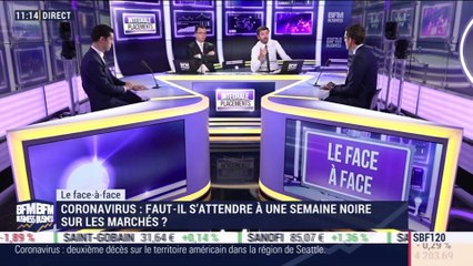 Alexandre Baradez VS Mathieu L'Hoir : Faut-il s'attendre à une semaine noire sur les marchés à cause du coronavirus ? - 02/03