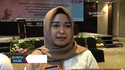 KPU Kota Makassar Lantik 75 Petugas PPK