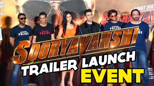 Katrina Kaif, Akshay Kumar, Ranveer Singh & Ajay Devgn at the trailer launch of ‘Sooryavanshi’