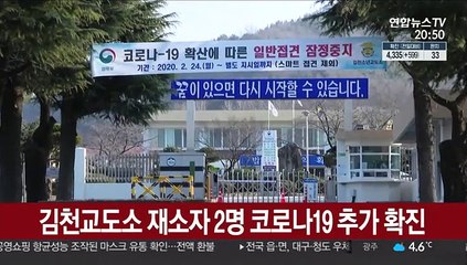 김천교도소 재소자 2명 코로나19 추가 확진